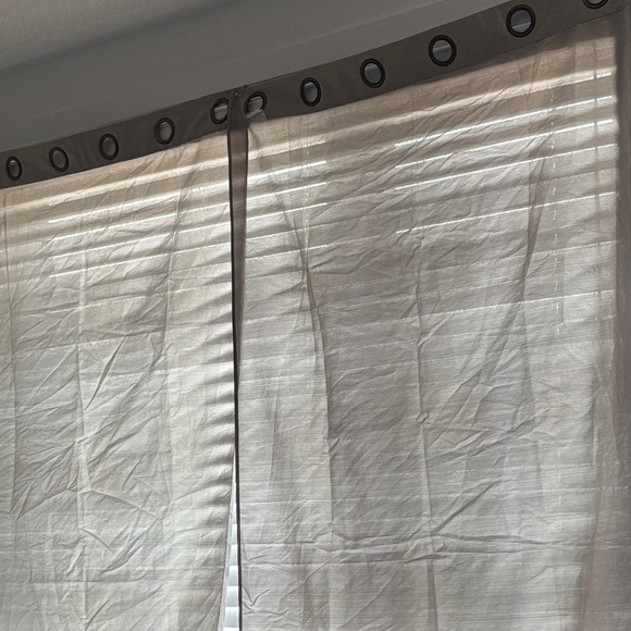 Elegant sheer  Grommet Curtain Panel - Picture 1 of 13